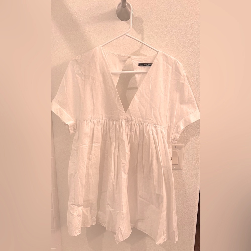 Zara Cotton Romper Dress